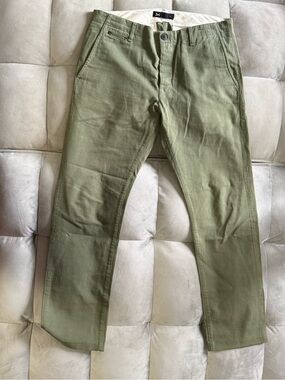 3x1 M3 Selvedge Green Chino